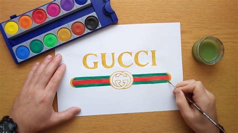 disegno cinta gucci|diy Gucci drawings.